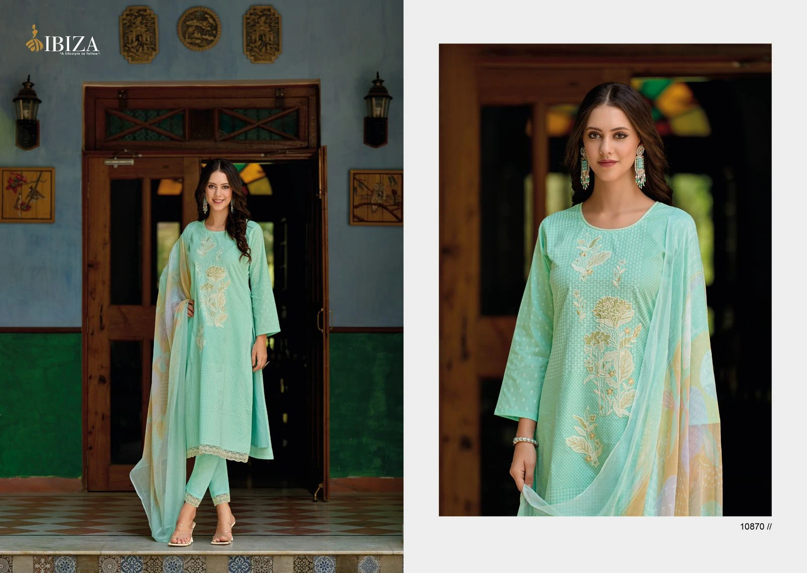 Ibiza Gucci Pure Lawn Cotton Salwar Suit Wholesale Catalog — Wholesale Salwar Suits, Ibiza wholesale from Surat — view 6